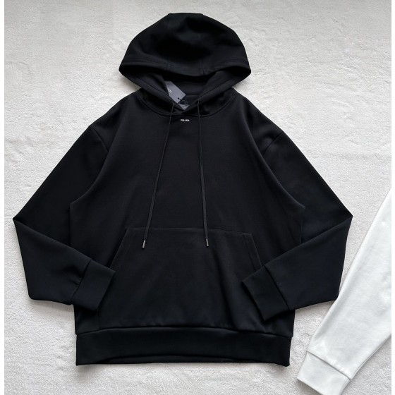 Prada hot style small letter hoodie