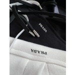 Prada hot style small letter hoodie