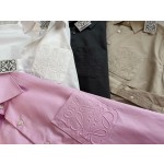 LoewE's latest explosive four-color three-dimensional embossed pocket shirt