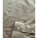 LoewE's latest explosive four-color three-dimensional embossed pocket shirt