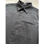 LoewE's latest explosive four-color three-dimensional embossed pocket shirt