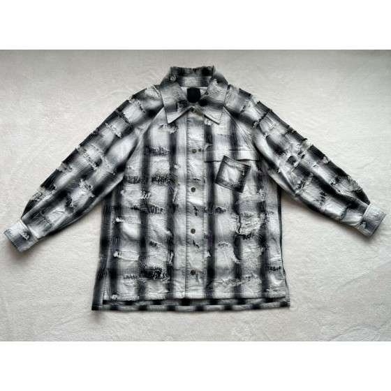 Givenchy 2023 latest plaid shirt style jacket coat
