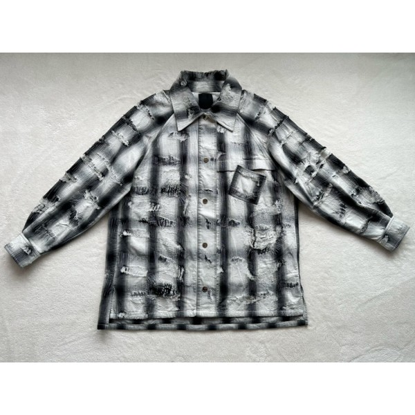 Givenchy 2023 latest plaid shirt style jacket coat