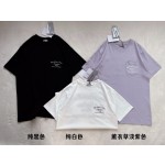Dior latest chest pocket embroidery T-shirt