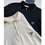 Prada new wool blend Polo sweater