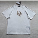 Dior early spring latest heavy industry gold and silver embroidery short sleeves
