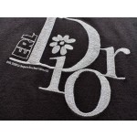 Dior early spring latest heavy industry gold and silver embroidery short sleeves