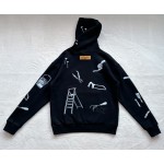 Louis Vuitton tool embroidered hoodie