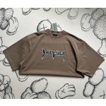 Balenciaga Burst Letter Lightning Short Sleeve T-Shirt