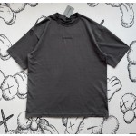Balenciaga Chest Small Letters➕Back Large Letters Embroidered Round Neck Short Sleeves