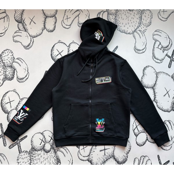 Louis Vuitton's latest 1854 band zipper hooded coat