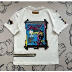 Louis Vuitton latest band print T-shirt