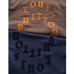 Louis Vuitton latest texture dark blue ➕ classic chocolate color