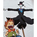 LOEWe Scarecrow Print ➕ Embroidered Dog Round Neck Short Sleeves