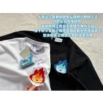 LOEWe latest Calcifer flame embroidery T-shirt