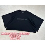 Balenciaga's new double-sided embroidery short sleeves