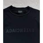 Balenciaga's new double-sided embroidery short sleeves