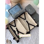 Dior old flower retro suitcase