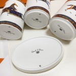 Horse series five-piece bone china bathroom set