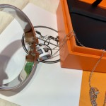 Hermes Enamel Bracelet + Necklace