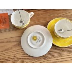 Soleil d’Hermes | Sun ☕ Coffee Cup and Saucer