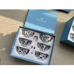 WEDGWOOD  Hibiscus Gold Series Bone China Bowls for Household Use