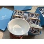 WEDGWOOD  Hibiscus Gold Series Bone China Bowls for Household Use