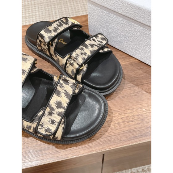 DIOR Dior 23 latest hot sandals classic upgrade Velcro sandals and slippers