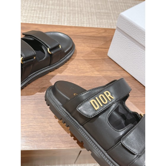 DIOR Dior 23 latest hot sandals classic upgrade Velcro sandals and slippers