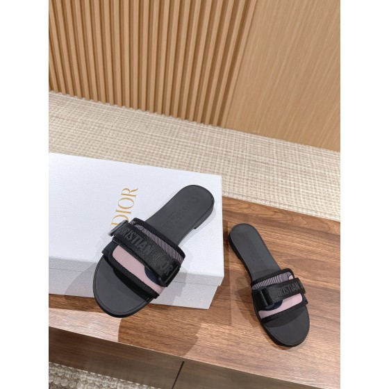 DIOR Dior Velcro buckle sandals and slippers