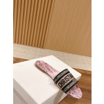 DIOR Dior spring and summer new upgrade embroidery slippers