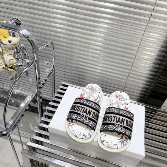 DIOR 23 latest hot sandals classic upgrade Velcro sandals and slippers